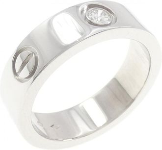 Cartier Platinum Platinum 950 Band Ring (Pre-Owned)