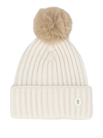 Bogner pompom logo hat - Neutrals