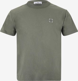 Stone Island Kurzärmeliges T-Shirt aus Baumwolle 2100029