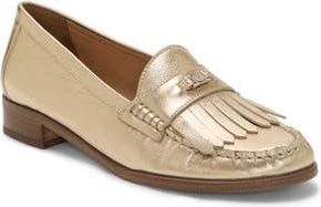 Vince Camuto Cosette Fringe Loafer in Egyptian Gold at Nordstrom Rack, Size 5