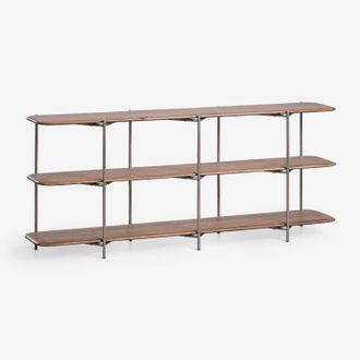 Sklum Estanter&iacute;a En Madera De Mango Y Acero Inoxidable Vimara Sklum 180 X 75 Cm