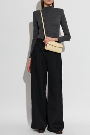 Jil Sander Wool Gabardine Trousers, Womens, Black