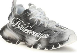 Balenciaga Womens Gray Polyamide Athletic Sneakers
