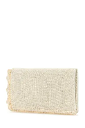 J.W.Anderson Womens Ivory Crochet Clutch Offwhite