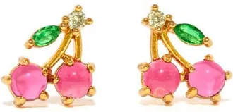 Girls Crew Cherry Stud Earrings in Gold at Nordstrom