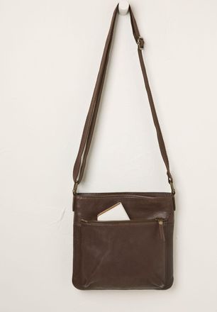 Fat Face FatFace Annie Chocolate Brown Crossbody Bag