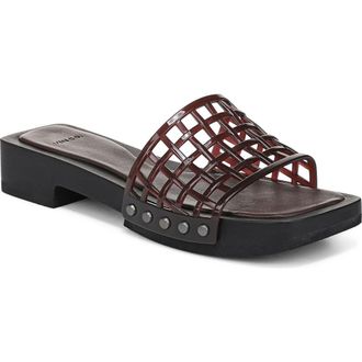 Vince Barbara Jelly Slide Sandal in Ganache at Nordstrom Rack, Size 11