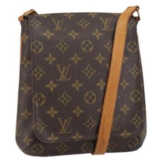 Louis Vuitton Pre-owned Cross Body Bags, female, Brown, Size: ONE SIZE Pre-owned Vintage Cross Body Bag
