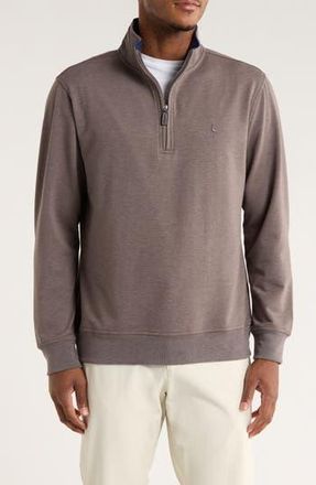 Tailorbyrd Fleece Quarter Zip Pullover in Brown at Nordstrom Rack, Size Xx-Large