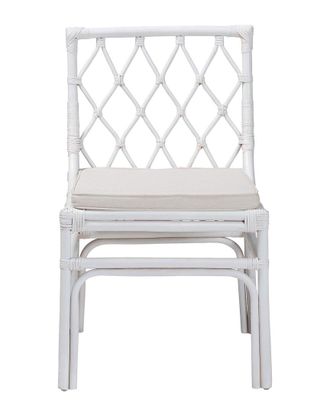 Baxton Studio Carwyn Bohemian Rattan Dining Chair