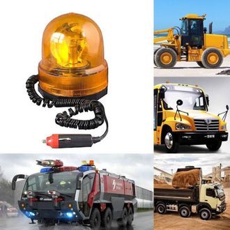 Trade Shop Trade Shop Traesio - Trade Shop - Lampeggiante Segnalatore Emergenza Rotante Calamita Magnetico Auto Trattore 12v