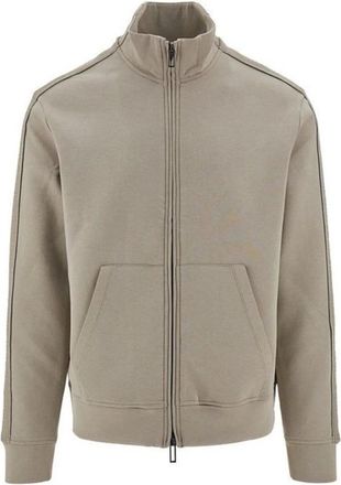 Emporio Armani Zip-through Hoodie - Heren - Vesten met rits - Grijs - M - Katoen - Hoodies & sweatvesten
