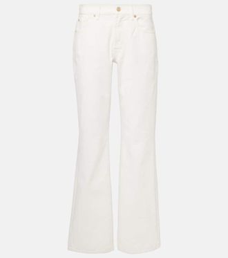 7 For All Mankind Tess cotton and hemp straight pants