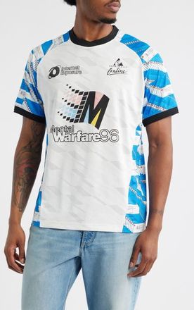 Market Terminally Online Graphic Soccer Jersey in Blue Multi at Nordstrom, Size Medium