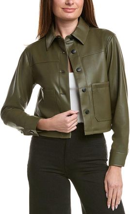 Joe's Joes Jeans Vegan Cropped Patch Pocket Jacket