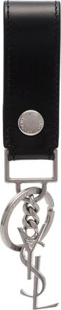 Saint Laurent Black PORTACHIAVI MONOGRAM Key Holder
