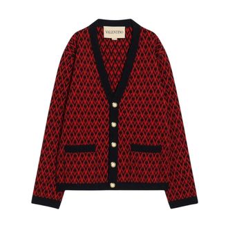 Valentino Hombre, Jerseys, Rojo, Talla: M