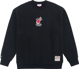 Mitchell & Ness x NBA Miami Heat Sweatshirt Black MNJYFWHD23092009