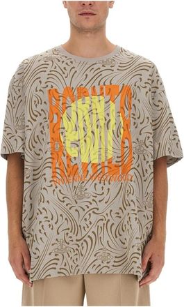 Vivienne Westwood Oversized T-shirt - Heren - T-shirts - Grijs - S - Katoen - Tops