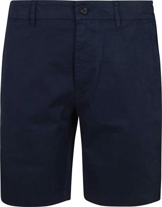 Eleventy Bermuda Shorts - Heren - Korte Broeken - Blauw - W32 - Katoen - Korte Broeken