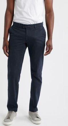 Brax Fabio Flat Front Cotton Blend Pants in Navy at Nordstrom Rack, Size 40 X 32
