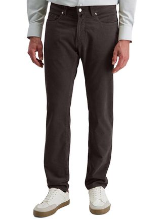 Pierre Cardin 5-pocket broek bruin Lyon Tapered FIt