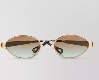 Chlo&eacute; metal holly sunglasses