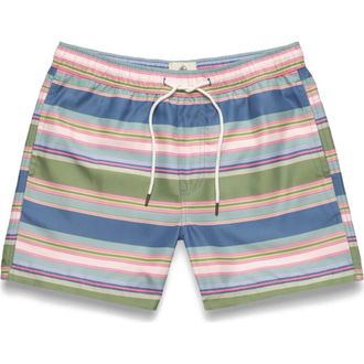 Surfside Supply Co. Jimmy 5 Volley in Retro Stripe at Nordstrom, Size X-Large