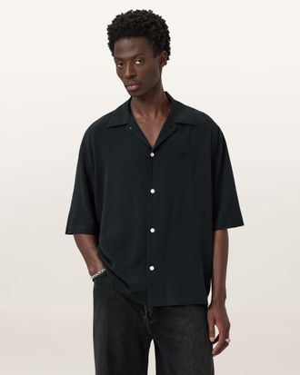 AllSaints Rialto Oversized Short Sleeve Shirt