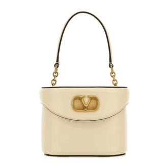 Valentino Garavani Bucket Bags, female, White, Size: ONE SIZE VLogo Signature Bucket Bag