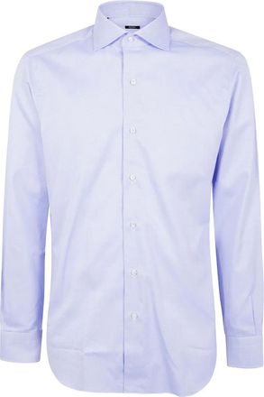 Barba Camicia in cotone - Blu