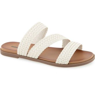 Unionbay Raven Braided Sandal in White at Nordstrom Rack, Size 6.5