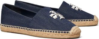 Tory Burch Eleanor Espadrille in Midnight Denim at Nordstrom, Size 10.5