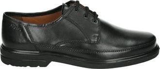 Sioux Casual Zwarte Leren Sneakers - Heren - Nette schoenen - Zwart - 42 EU - Leer - Schoenen