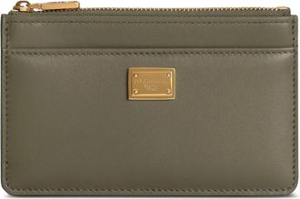 Dolce & Gabbana Portemonnee met logoplakkaat - Groen