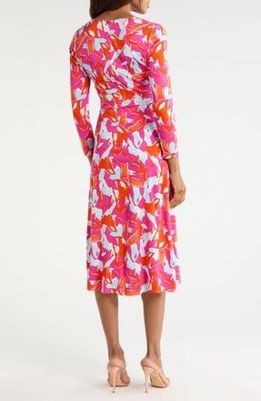 Diane Von F&uuml;rstenberg Jerome Dress in Island Camo Small Pink at Nordstrom Rack, Size Xx-Small