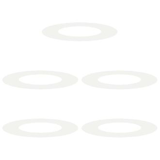Berkfield Home Plastic Planter White Plastic Medium Durable Plastic Planter