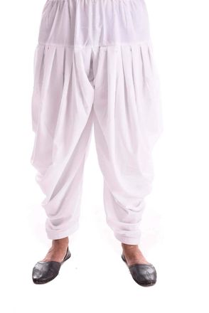 Royal Mens Cotton White Patiala Salwar Pants
