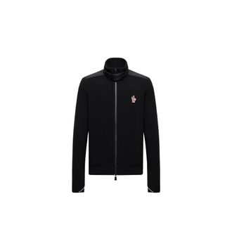 Moncler Moncler Fleece Zip-up Sweatshirt, Men, Black, Size: Xxl