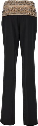 Stella McCartney Womens Black Wool Dress Pants