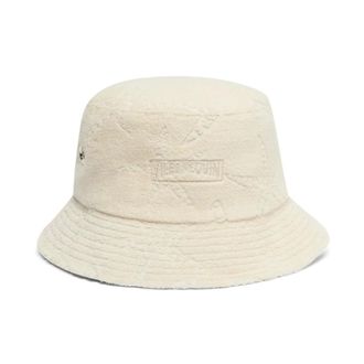 Vilebrequin Terry Bucket Hat Starfish Jacquard - unisex - Accessoires - Beige - Maat: L/Xl