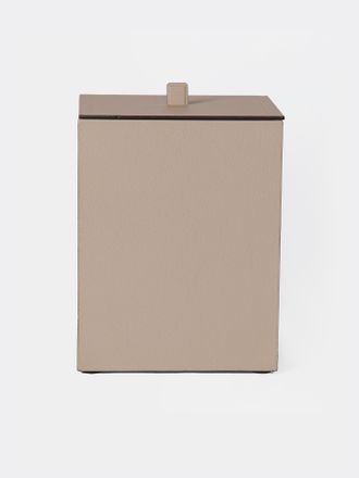 Giobagnara Walter Leather Wastepaper Bin