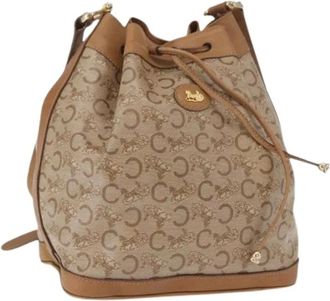 Celine Pre-owned Bucket Bags, female, Beige, Size: ONE SIZE Pre-owned Vintage Bucket Bag