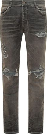 Amiri Dark Grey Slim Jeans