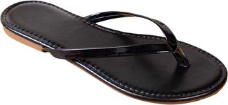 Generic Flip Flop Women Slim Leather Mules For Women Womens Beach Thong Slippers Hollow Casual Clip Toe Slippers Flat Shoes Vintage Sandals Flip Flop Women Sa