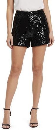 Lush Sequin Shorts in Black at Nordstrom Rack, Size X-Large