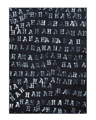 Empire Art Direct Haha Ii Hand Washable Art Area Rug