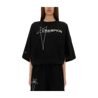 Champion Dames, Tops, Zwart, Maat: XS Katoen