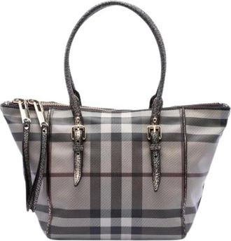 Burberry Pre-owned Tote Bags, female, Multicolor, Size: ONE SIZE Pre-owned Vintage Tote
