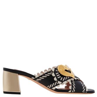 Bally Ellis 55 Leather Sandals, Brand Size 38.5 ( US Size 8 )